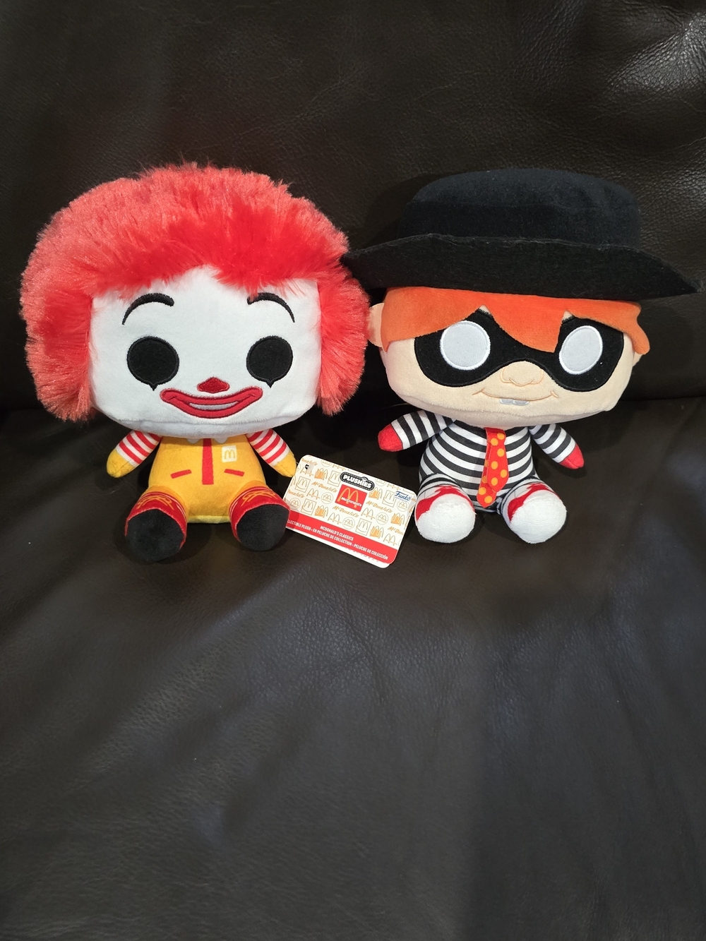 Funko Plushies McDonald's Set - Ronald McDonald & Hamburglar Plushies